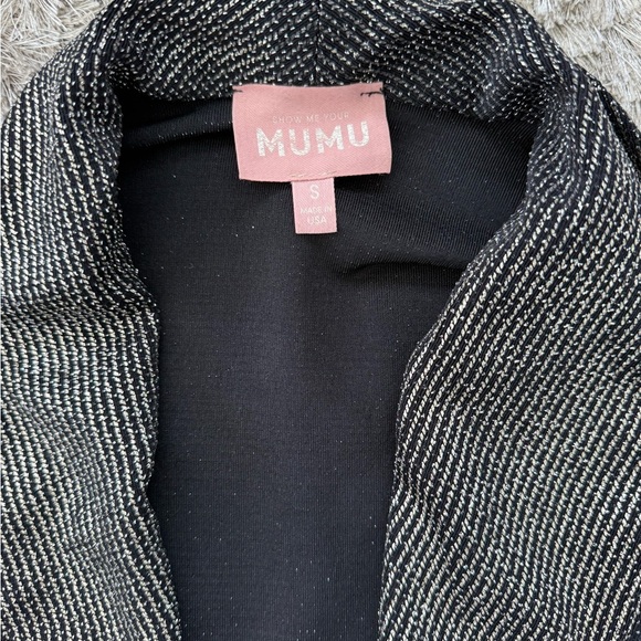 SET Show me your Mumu Felix Blazer in disco glitz and Bam Bam Bell Pants S/M - Picture 9 of 14